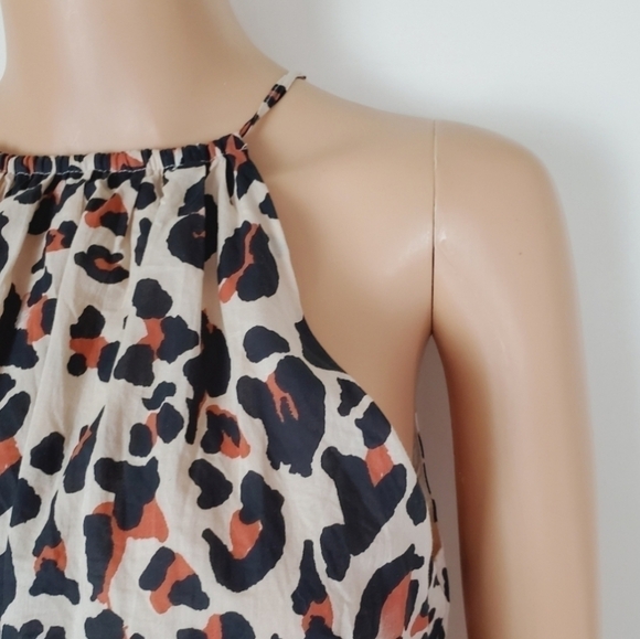 Urban outfitters animal print layered spaghetti straps romper - Picture 10 of 15